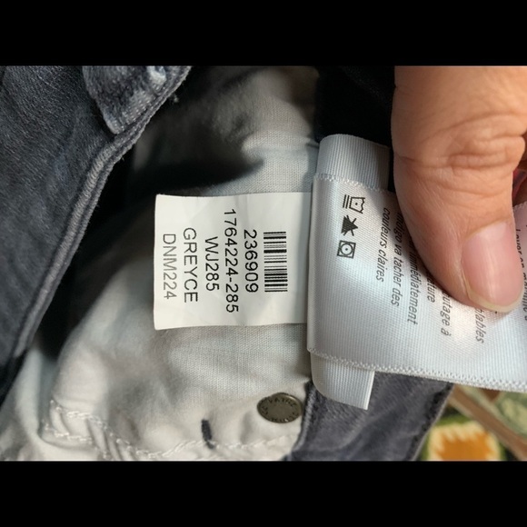 Paige verdugo ankle greyce wash denim jeans - Picture 6 of 6